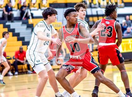Thumbnail 2 in Olathe West vs Wyandotte (West Varsity Boy's Tournament) photogallery.
