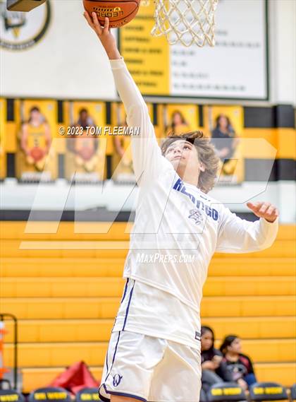 Thumbnail 1 in Olathe West vs Wyandotte (West Varsity Boy's Tournament) photogallery.