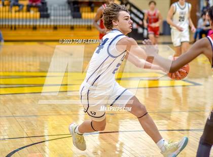 Thumbnail 1 in Olathe West vs Wyandotte (West Varsity Boy's Tournament) photogallery.