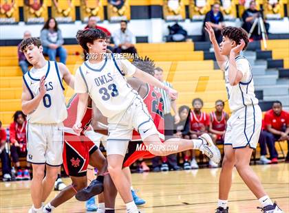 Thumbnail 1 in Olathe West vs Wyandotte (West Varsity Boy's Tournament) photogallery.