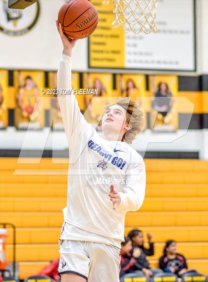 Thumbnail 1 in Olathe West vs Wyandotte (West Varsity Boy's Tournament) photogallery.