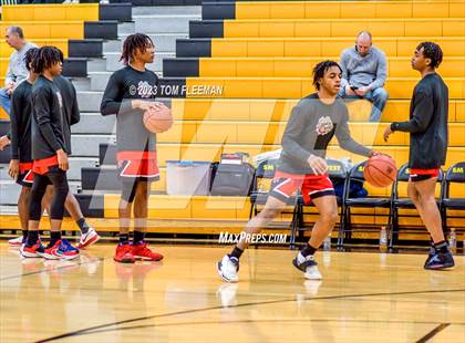 Thumbnail 2 in Olathe West vs Wyandotte (West Varsity Boy's Tournament) photogallery.