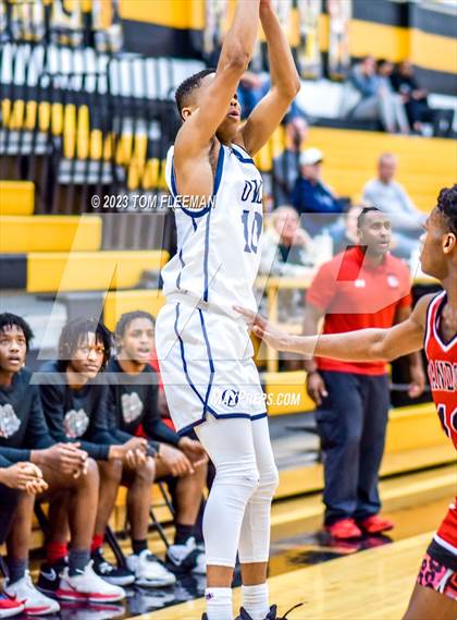 Thumbnail 2 in Olathe West vs Wyandotte (West Varsity Boy's Tournament) photogallery.