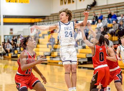 Thumbnail 2 in Olathe West vs Wyandotte (West Varsity Boy's Tournament) photogallery.