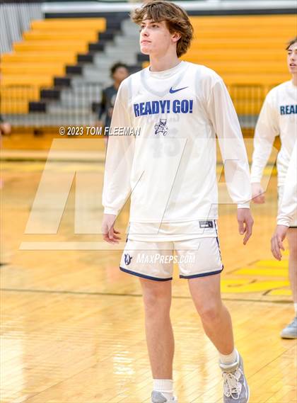 Thumbnail 2 in Olathe West vs Wyandotte (West Varsity Boy's Tournament) photogallery.