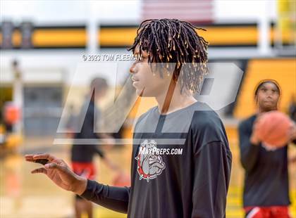 Thumbnail 2 in Olathe West vs Wyandotte (West Varsity Boy's Tournament) photogallery.