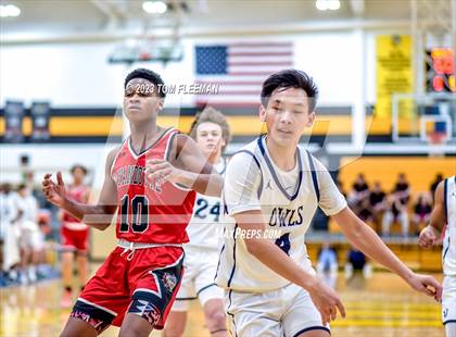 Thumbnail 2 in Olathe West vs Wyandotte (West Varsity Boy's Tournament) photogallery.