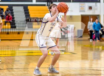 Thumbnail 3 in Olathe West vs Wyandotte (West Varsity Boy's Tournament) photogallery.