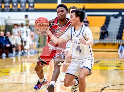 Thumbnail 3 in Olathe West vs Wyandotte (West Varsity Boy's Tournament) photogallery.