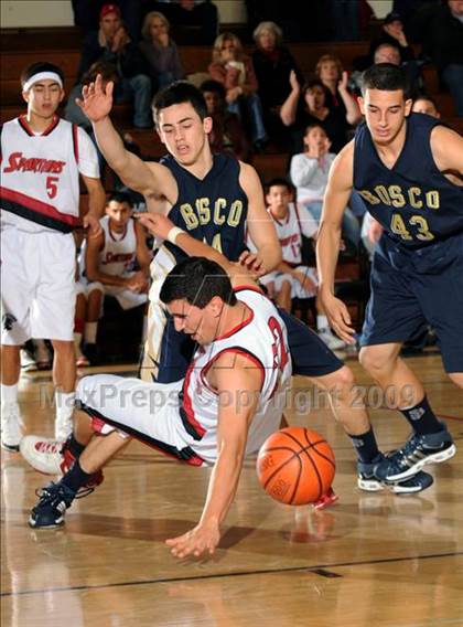 Thumbnail 2 in St. John Bosco @ Rio Mesa (CIF SS Playoffs) photogallery.