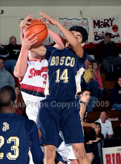 Thumbnail 2 in St. John Bosco @ Rio Mesa (CIF SS Playoffs) photogallery.
