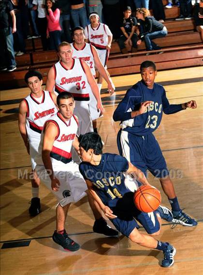 Thumbnail 2 in St. John Bosco @ Rio Mesa (CIF SS Playoffs) photogallery.