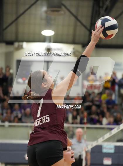 Thumbnail 3 in College Station vs. A&M Consolidated (UIL 5A Volleyball Division II Regional Final) photogallery.