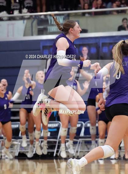 Thumbnail 1 in College Station vs. A&M Consolidated (UIL 5A Volleyball Division II Regional Final) photogallery.