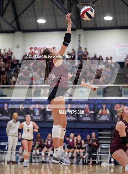 Thumbnail 2 in College Station vs. A&M Consolidated (UIL 5A Volleyball Division II Regional Final) photogallery.