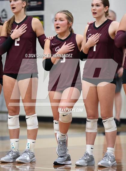 Thumbnail 2 in College Station vs. A&M Consolidated (UIL 5A Volleyball Division II Regional Final) photogallery.