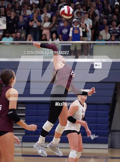 Thumbnail 2 in College Station vs. A&M Consolidated (UIL 5A Volleyball Division II Regional Final) photogallery.