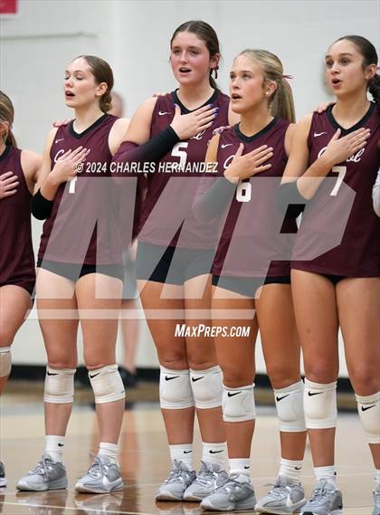 Thumbnail 3 in College Station vs. A&M Consolidated (UIL 5A Volleyball Division II Regional Final) photogallery.