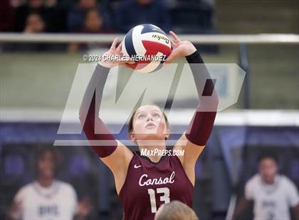 Thumbnail 3 in College Station vs. A&M Consolidated (UIL 5A Volleyball Division II Regional Final) photogallery.