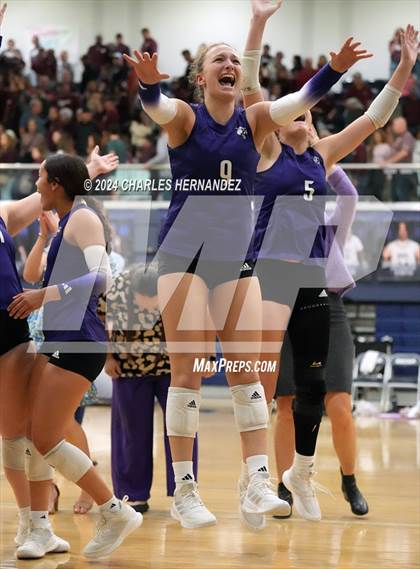 Thumbnail 2 in College Station vs. A&M Consolidated (UIL 5A Volleyball Division II Regional Final) photogallery.