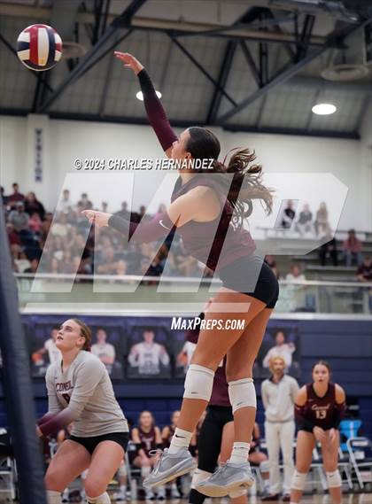 Thumbnail 2 in College Station vs. A&M Consolidated (UIL 5A Volleyball Division II Regional Final) photogallery.