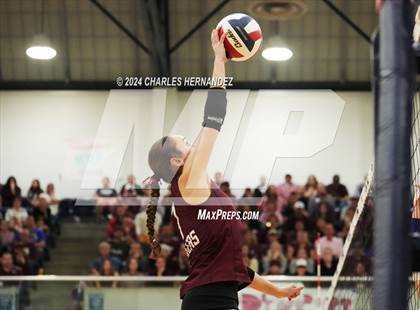 Thumbnail 3 in College Station vs. A&M Consolidated (UIL 5A Volleyball Division II Regional Final) photogallery.