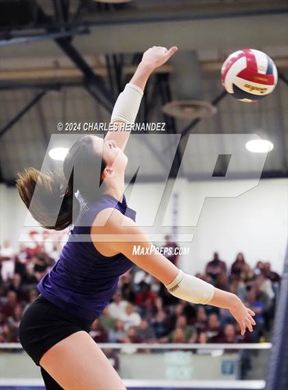 Thumbnail 1 in College Station vs. A&M Consolidated (UIL 5A Volleyball Division II Regional Final) photogallery.