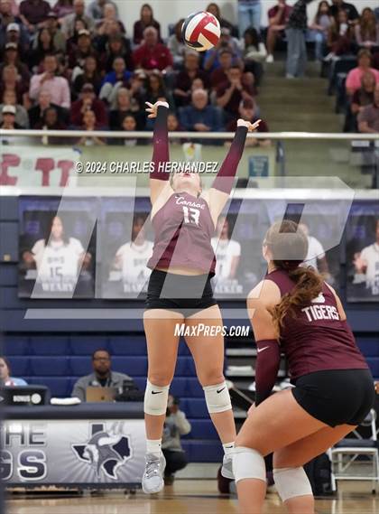 Thumbnail 1 in College Station vs. A&M Consolidated (UIL 5A Volleyball Division II Regional Final) photogallery.