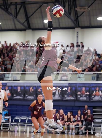 Thumbnail 2 in College Station vs. A&M Consolidated (UIL 5A Volleyball Division II Regional Final) photogallery.