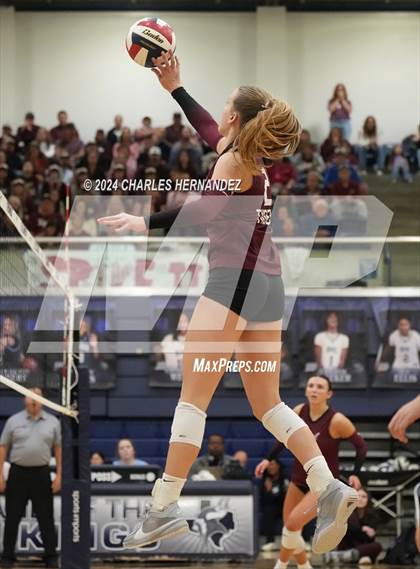Thumbnail 2 in College Station vs. A&M Consolidated (UIL 5A Volleyball Division II Regional Final) photogallery.