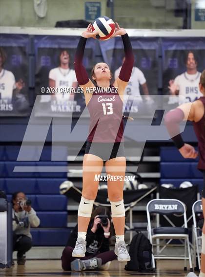 Thumbnail 1 in College Station vs. A&M Consolidated (UIL 5A Volleyball Division II Regional Final) photogallery.