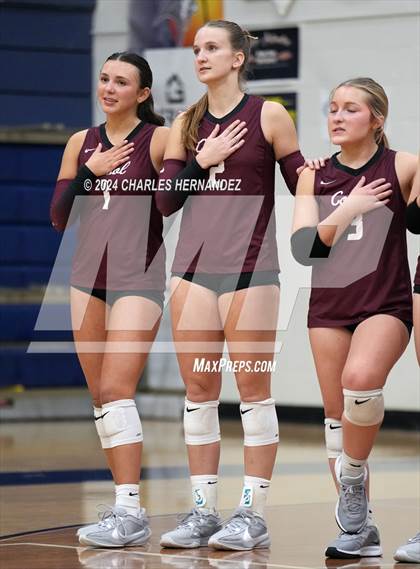 Thumbnail 3 in College Station vs. A&M Consolidated (UIL 5A Volleyball Division II Regional Final) photogallery.