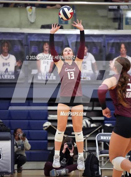Thumbnail 3 in College Station vs. A&M Consolidated (UIL 5A Volleyball Division II Regional Final) photogallery.