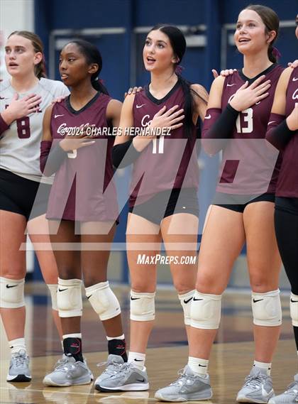 Thumbnail 1 in College Station vs. A&M Consolidated (UIL 5A Volleyball Division II Regional Final) photogallery.