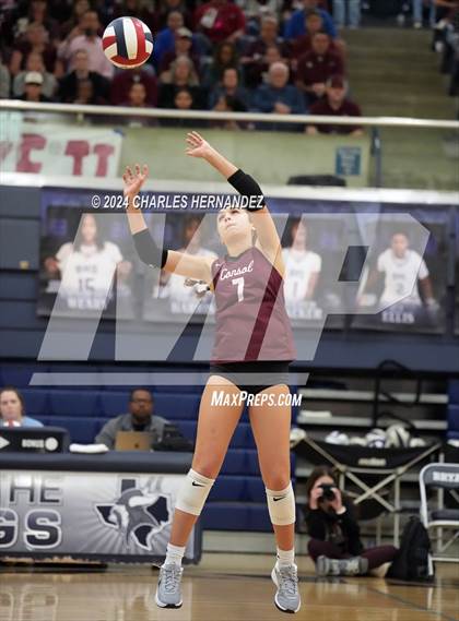Thumbnail 3 in College Station vs. A&M Consolidated (UIL 5A Volleyball Division II Regional Final) photogallery.