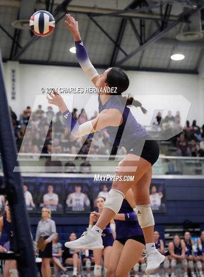 Thumbnail 2 in College Station vs. A&M Consolidated (UIL 5A Volleyball Division II Regional Final) photogallery.