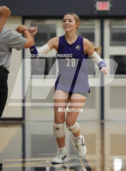 Thumbnail 1 in College Station vs. A&M Consolidated (UIL 5A Volleyball Division II Regional Final) photogallery.