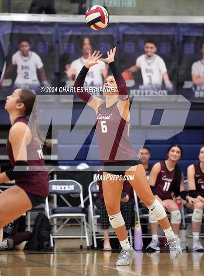 Thumbnail 1 in College Station vs. A&M Consolidated (UIL 5A Volleyball Division II Regional Final) photogallery.