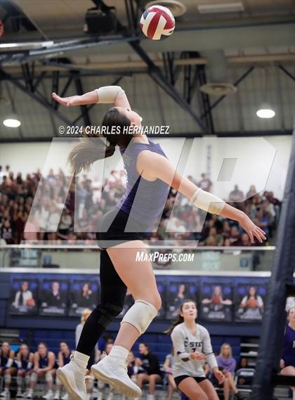 Thumbnail 2 in College Station vs. A&M Consolidated (UIL 5A Volleyball Division II Regional Final) photogallery.