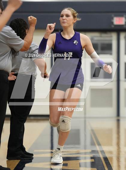 Thumbnail 3 in College Station vs. A&M Consolidated (UIL 5A Volleyball Division II Regional Final) photogallery.
