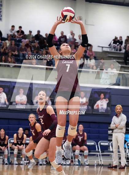 Thumbnail 1 in College Station vs. A&M Consolidated (UIL 5A Volleyball Division II Regional Final) photogallery.