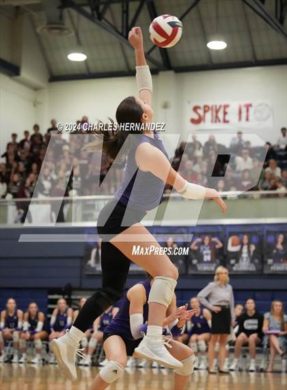 Thumbnail 3 in College Station vs. A&M Consolidated (UIL 5A Volleyball Division II Regional Final) photogallery.