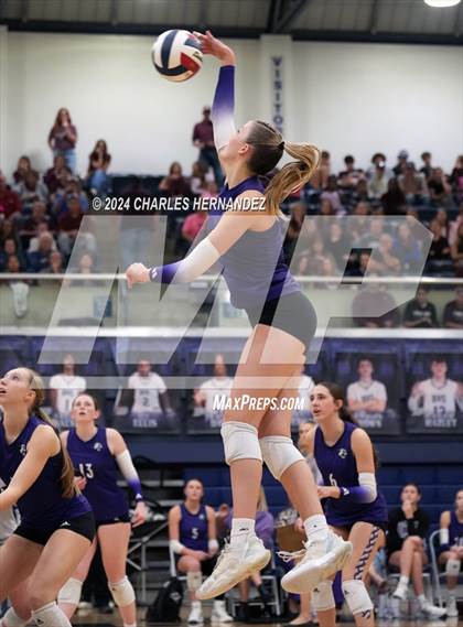 Thumbnail 3 in College Station vs. A&M Consolidated (UIL 5A Volleyball Division II Regional Final) photogallery.