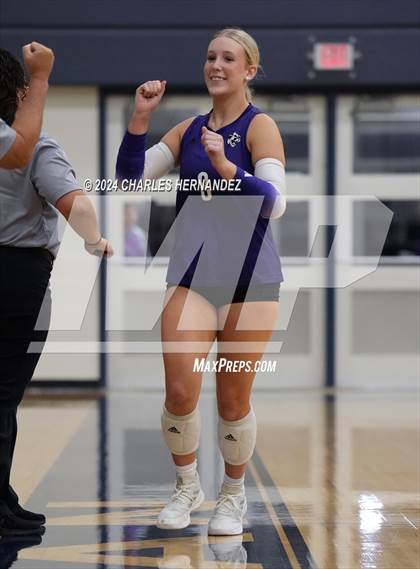 Thumbnail 2 in College Station vs. A&M Consolidated (UIL 5A Volleyball Division II Regional Final) photogallery.