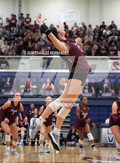 Thumbnail 1 in College Station vs. A&M Consolidated (UIL 5A Volleyball Division II Regional Final) photogallery.