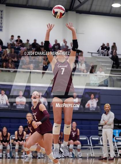 Thumbnail 2 in College Station vs. A&M Consolidated (UIL 5A Volleyball Division II Regional Final) photogallery.