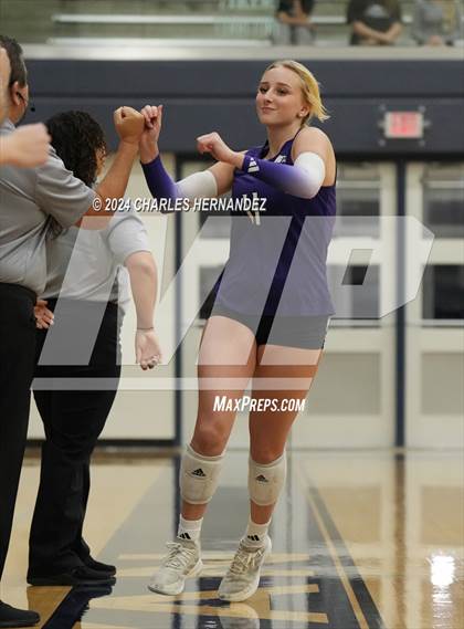 Thumbnail 1 in College Station vs. A&M Consolidated (UIL 5A Volleyball Division II Regional Final) photogallery.
