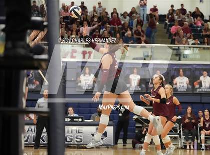 Thumbnail 1 in College Station vs. A&M Consolidated (UIL 5A Volleyball Division II Regional Final) photogallery.