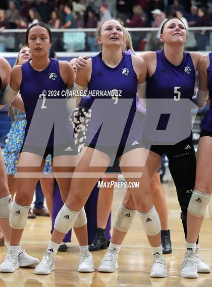 Thumbnail 1 in College Station vs. A&M Consolidated (UIL 5A Volleyball Division II Regional Final) photogallery.