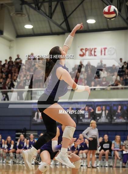 Thumbnail 1 in College Station vs. A&M Consolidated (UIL 5A Volleyball Division II Regional Final) photogallery.